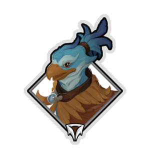 Fallen Crown sticker: Kez