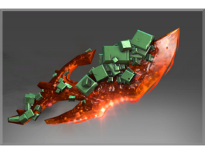 Inscribed Crimson Emerald Conquest